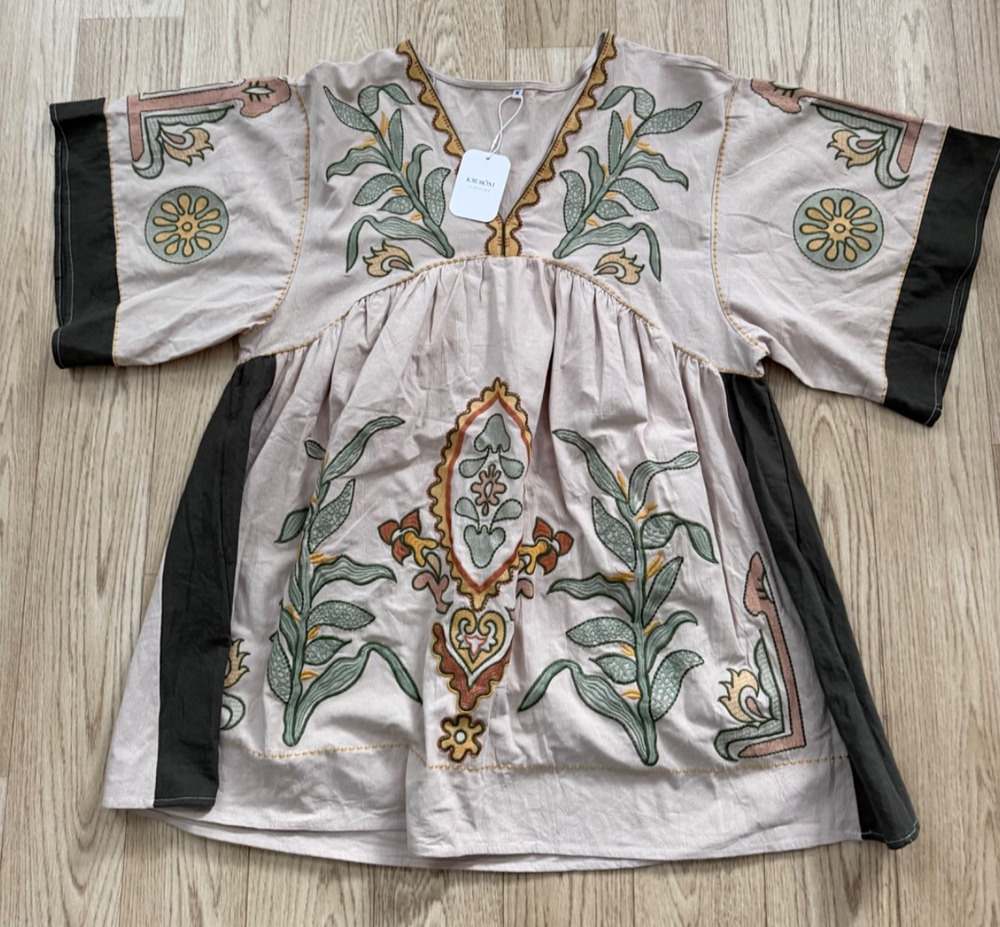 NWT Joiemont Embroidered Dress/Tunic, Size M